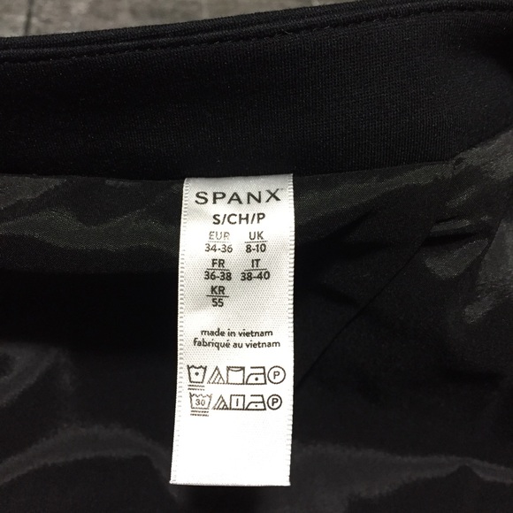 Spanx Ponte Knit One Button Blazer Women’s S Black Stretch (READ) - Picture 9 of 10